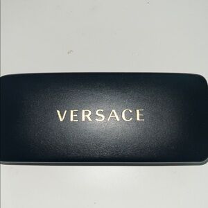 Versace Black Case with Gold Logo
